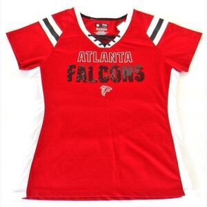 NFL Atlanta Falcons w/sequins lace-up shirt